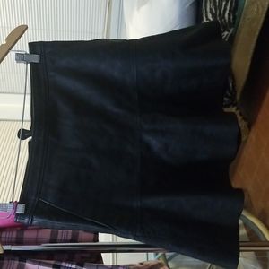 Coach leather skirt